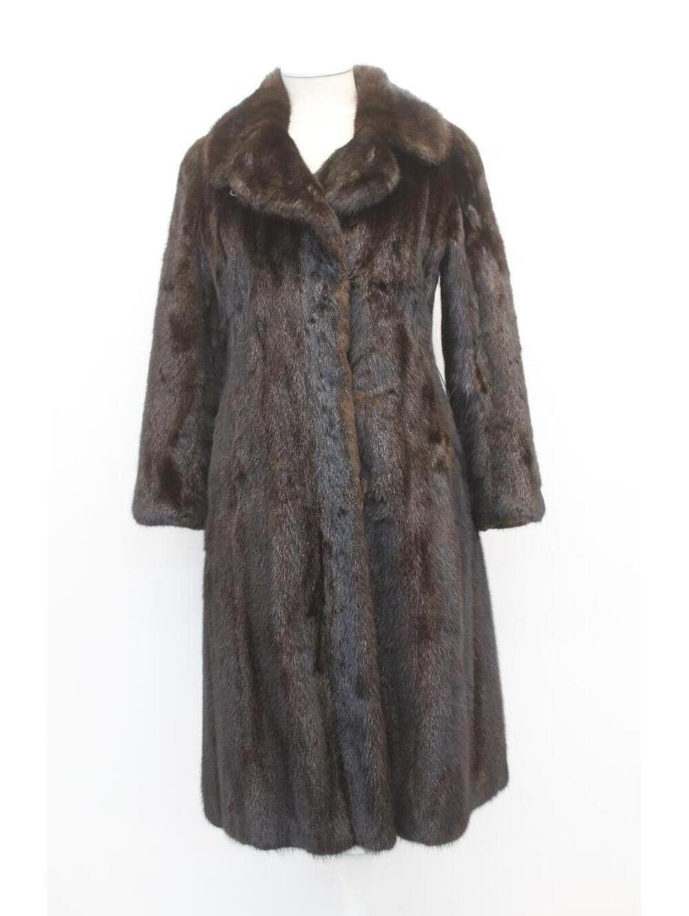 Mint Canada Majestic Dark Ranch Mink Fur Coat Jacket Women Woman Size 2-4 Petite